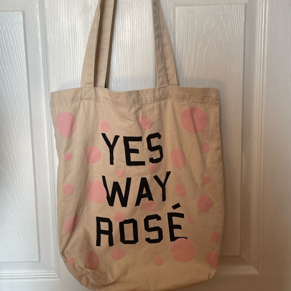 Yes Way Rosé Pink/cream Tote Bag